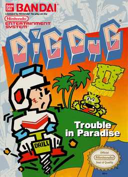 Dig Dug II - Trouble in Paradise Nes
